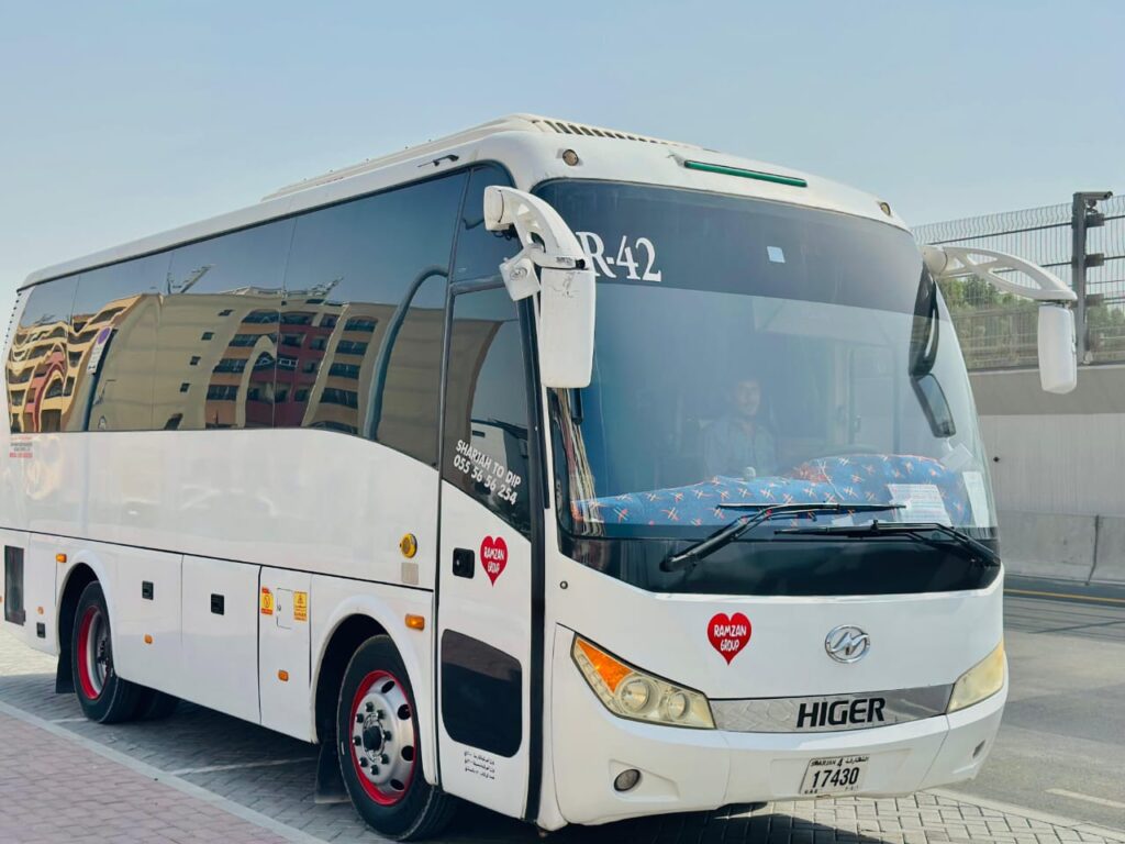 Sharjah To Dip Carlift Service Bus from Muwaileh