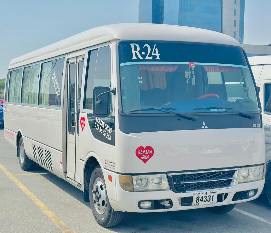 Sharjah To Dip Carlift Service Bus from Al Tawwun