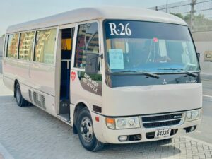 Sharjah To Dip Carlift Service Bus from Al Qasimia